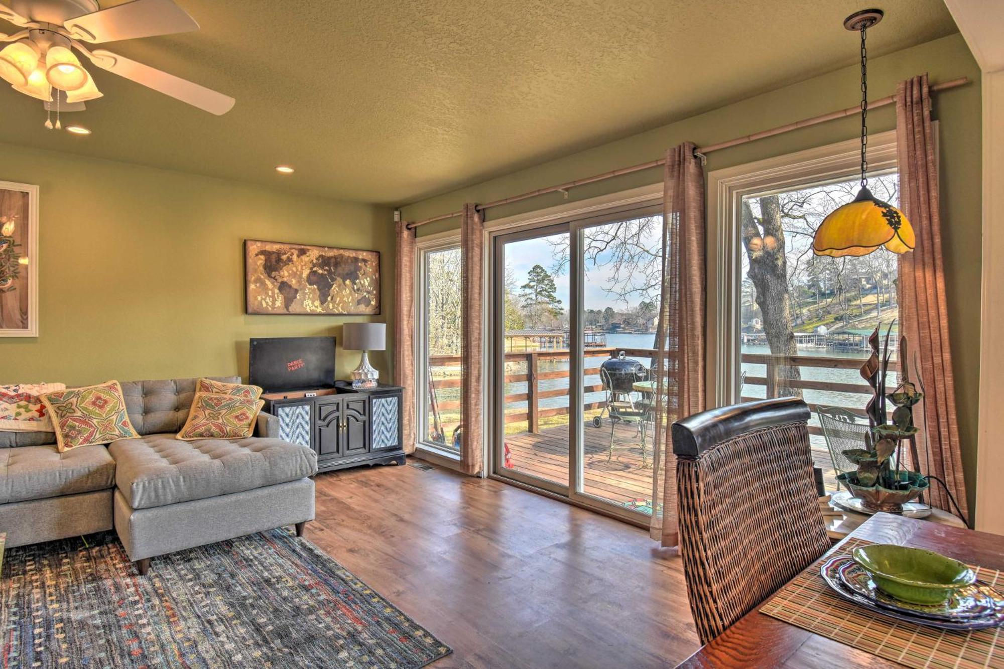 Lakefront Hot Springs Home With Updated Deck And Dock! Exterior foto